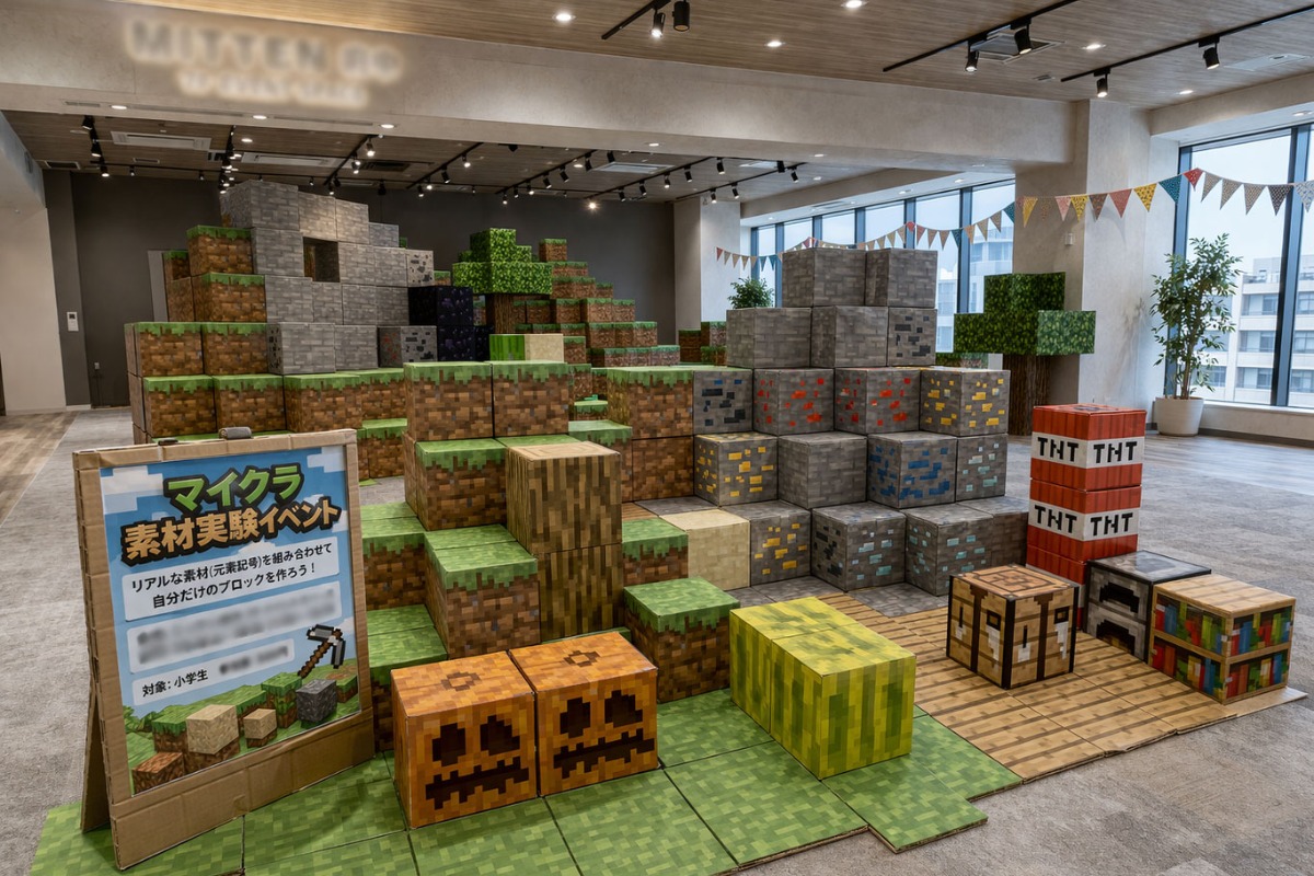 マイクラ題材の元素学習イベントがGWに開催