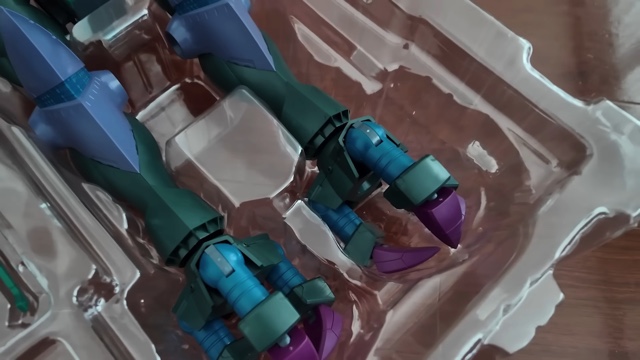 ビグザムのプラモデルに興奮するしおん