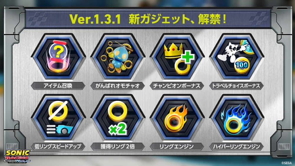 新ガジェット追加