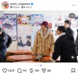 王林、地元・青森の駅を訪問の画像