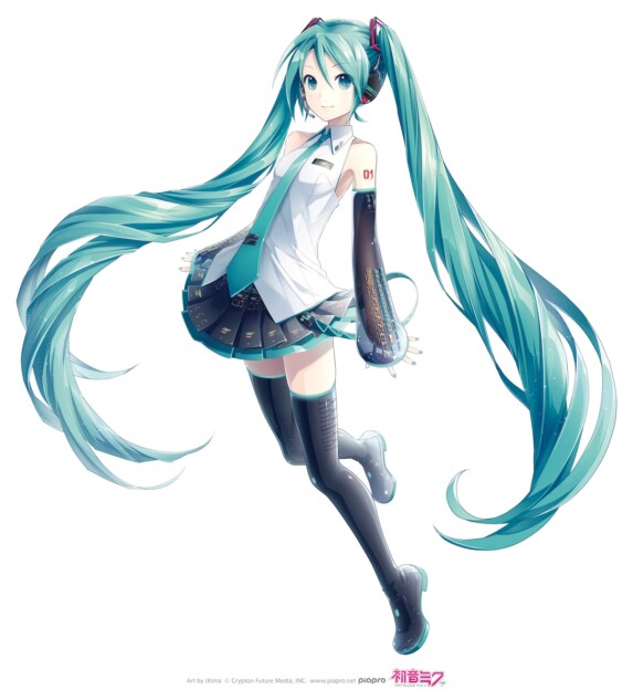 iXimaが手がけた『初音ミクV3』のパッケージイラスト。