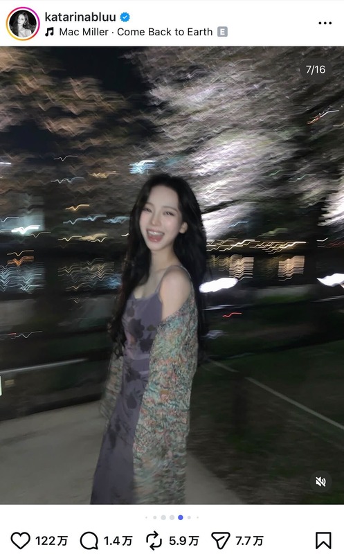 KARINA 公式Instagramより