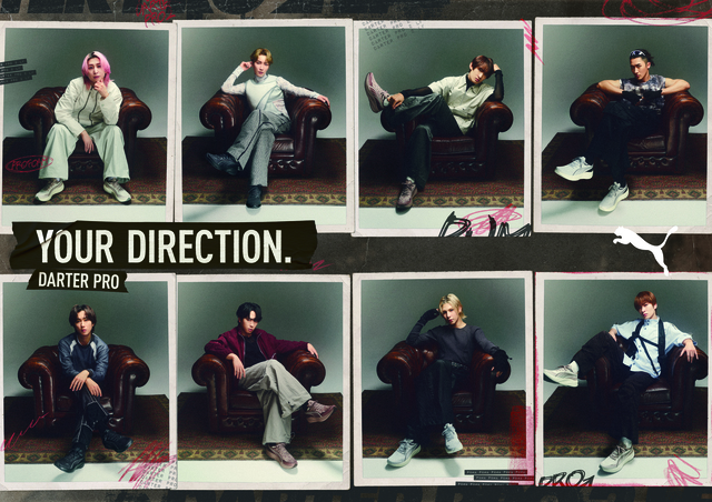 Snow Man PUMA新キャンペーン『YOUR DIRECTION』DARTER PRO 2 キャンペーン画像