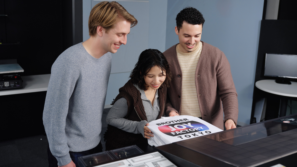 ブラザーのガーメントプリンターでTシャツに印刷