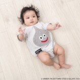 ドラクエベビー＆キッズ　サガラ刺繍半袖ボディスーツ　メタルスライム