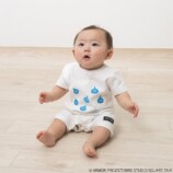 刺繍半袖ロンパース　スライム