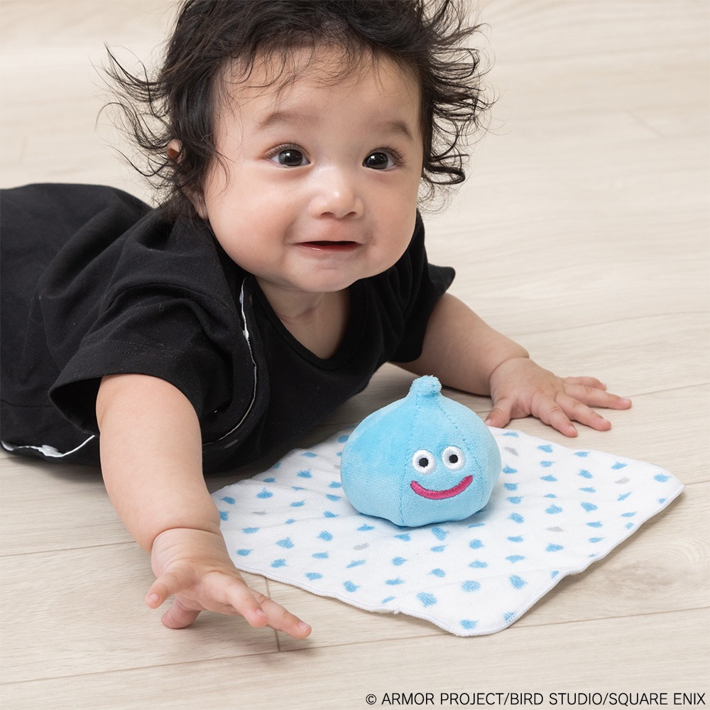 にぎにぎべビータオル　スライム