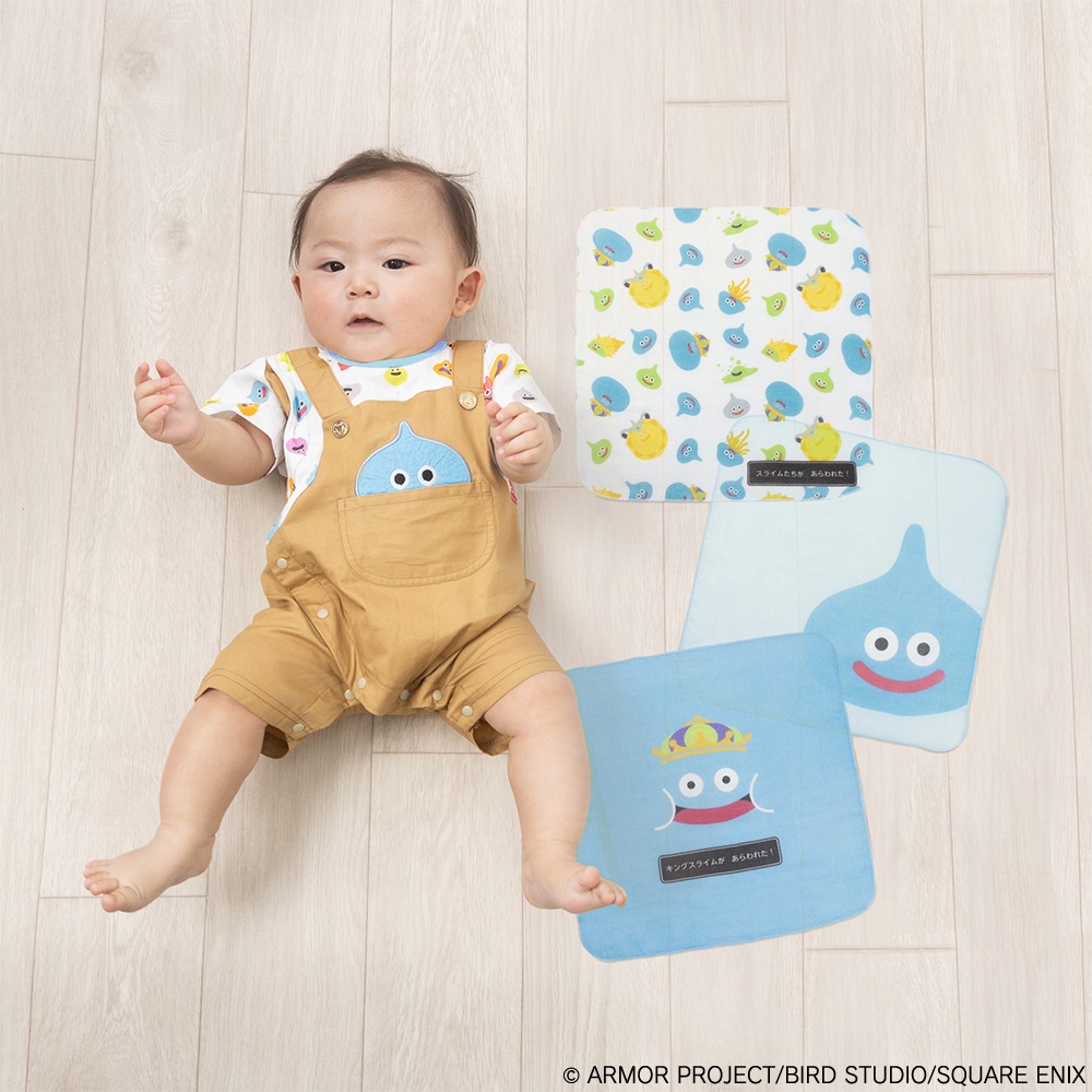 ３枚組ガーゼ　スライムたち