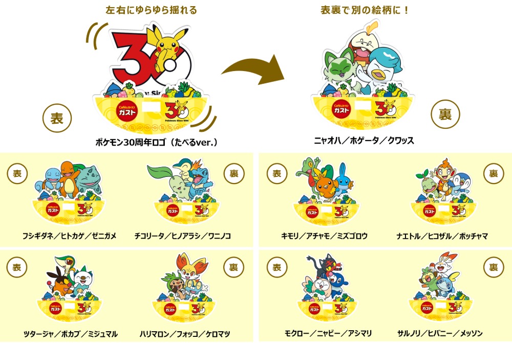 ゆらゆらアクリルスタンド（全5種）