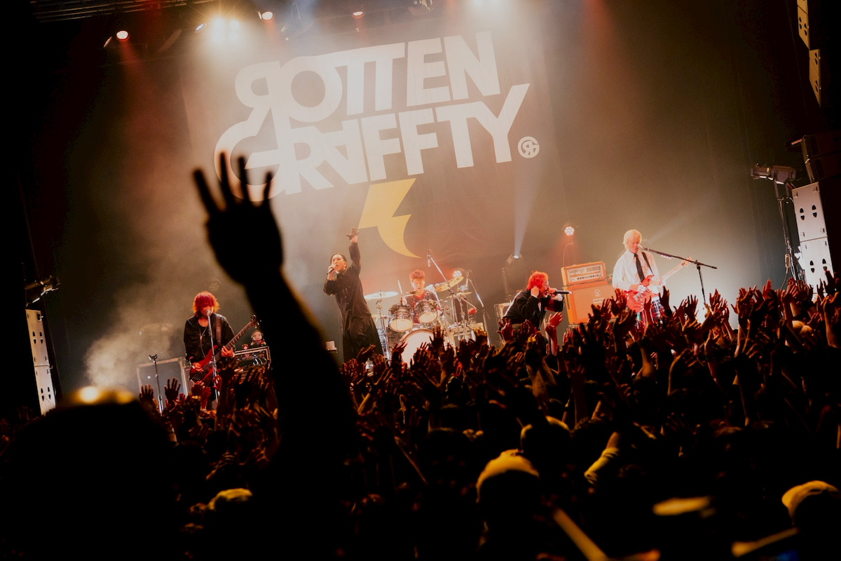 ROTTENGRAFFTY、初のZepp Shinjuku公演レポ
