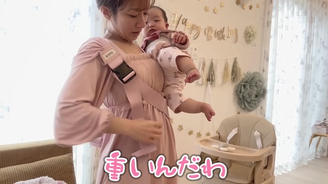 第5子・夢空ちゃんを寝かしつける辻希美