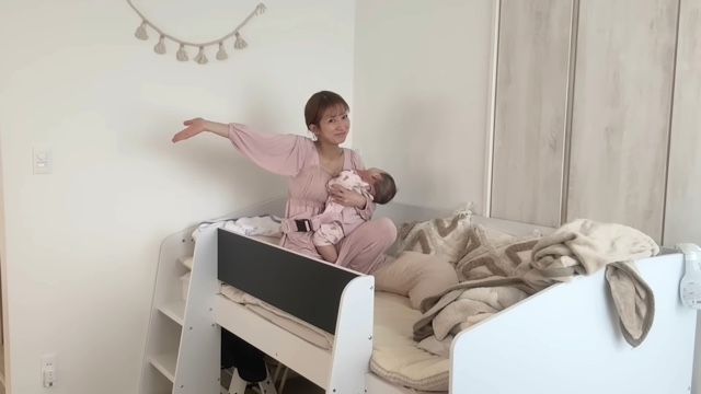 第5子・夢空ちゃんを寝かしつける辻希美