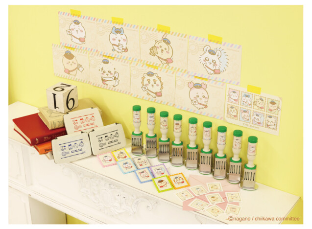 『ちいかわ』日付印や切手風バッジが「郵便局のネットショップ」で受注販売開始