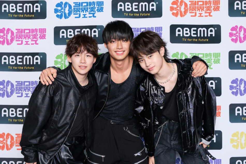 「RISING・ZERO」のりお（酒井理央）、いおう（榎田一王）、ゆうた（西小路侑汰）