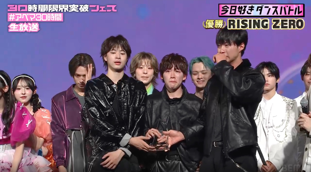 優勝したRISING・ZERO