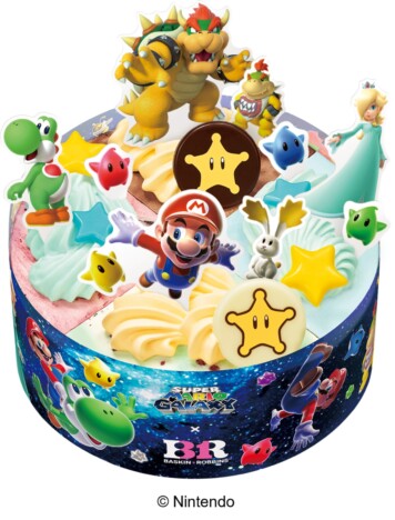 サーティワン、『スーパーマリオギャラクシー』コラボ新作発売へ　10種の缶バッジクリップのプレゼント施策も