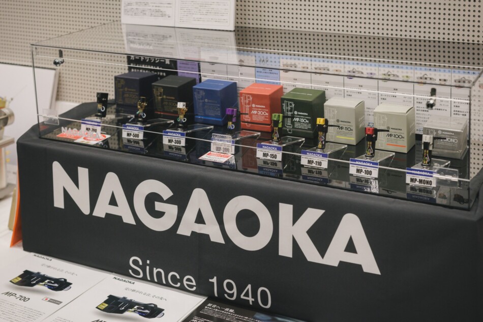 レコード針・カートリッジの老舗・ナガオカ　ミニブース