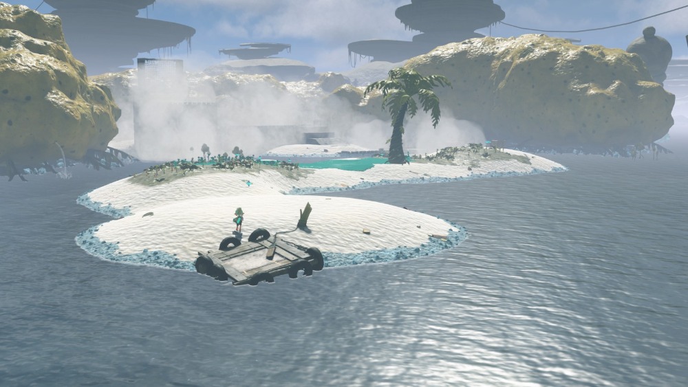 無人島の様子　スプラトゥーン レイダース　スクリーンショット