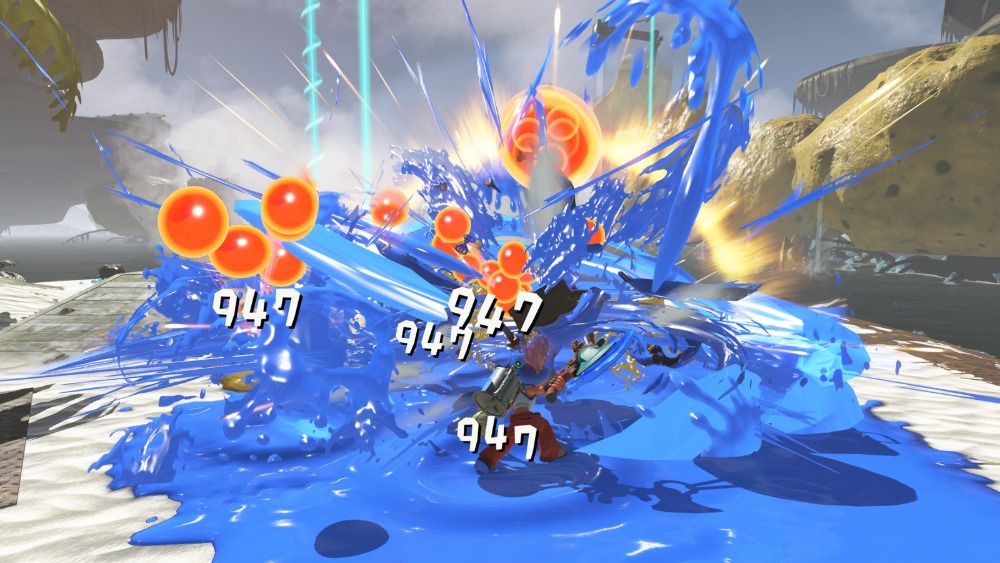 ガジェット使用時　スプラトゥーン レイダース　スクリーンショット