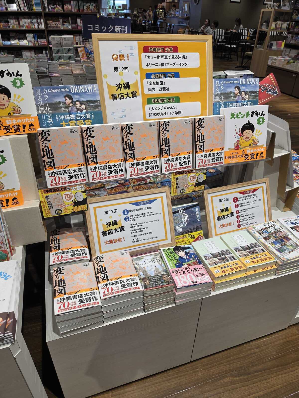 『変な地図』が第12回沖縄書店大賞受賞の画像