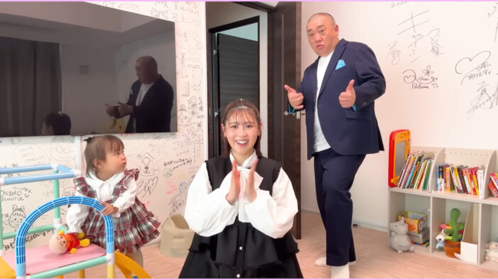 西野未姫、山本圭壱と娘の入園式へ　華やかな装いに「お手製のワンピースめちゃ可愛い」「素敵な家族すぎる」