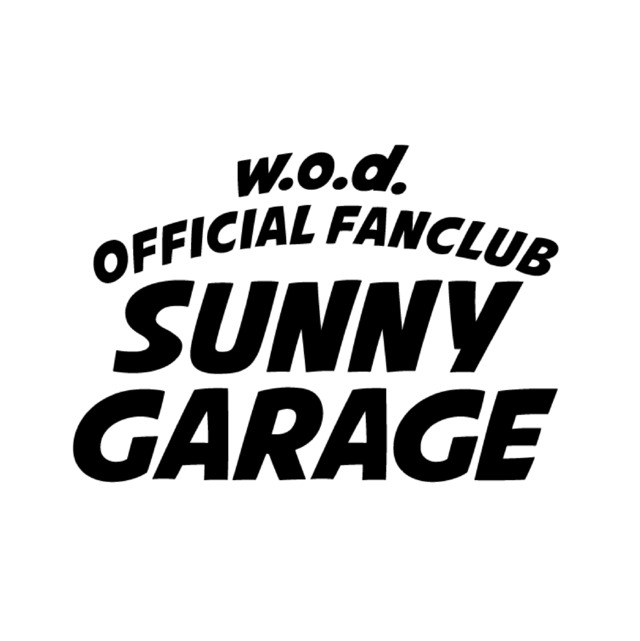 w.o.d. Official FanClub "SUNNY GARAGE"ロゴ