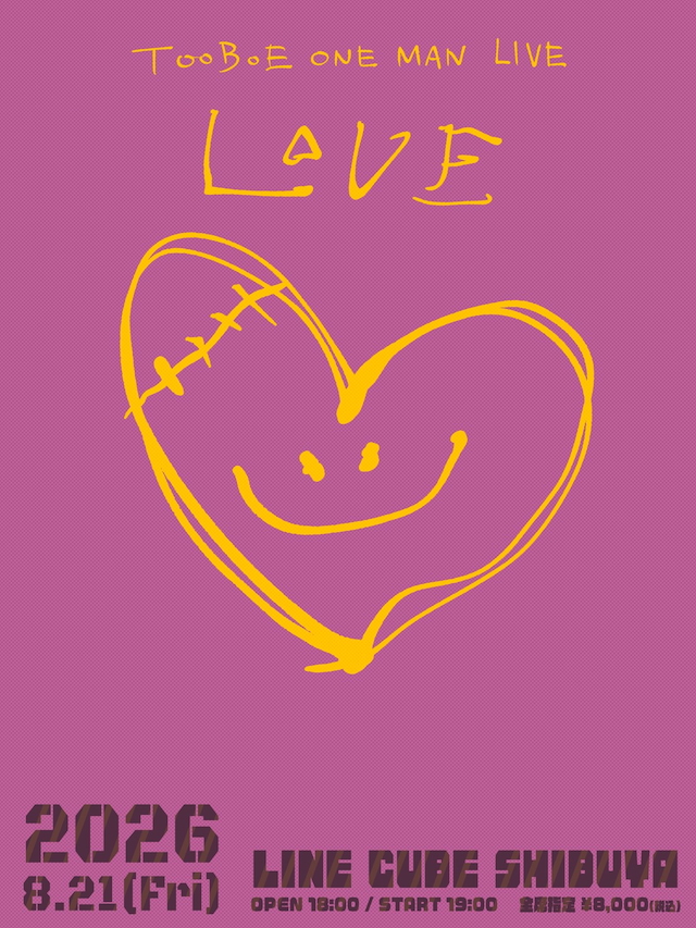 『ONE MAN LIVE 2026“LOVE”』告知画像