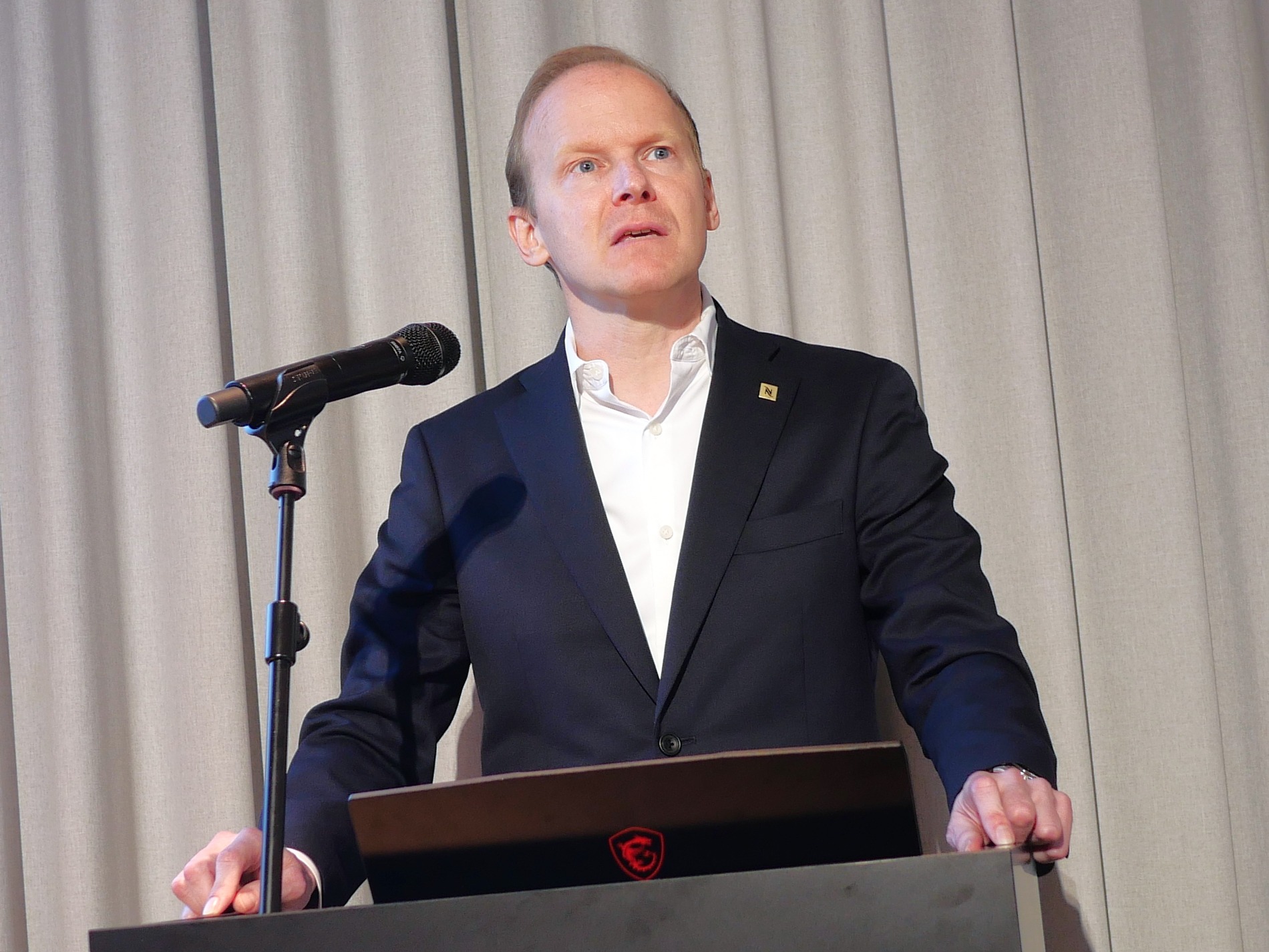 ネスレネスプレッソ代表取締役社長のシルヴァン・シマール氏