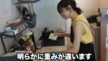 パン作りをする指原莉乃・大家志津香・松岡はな