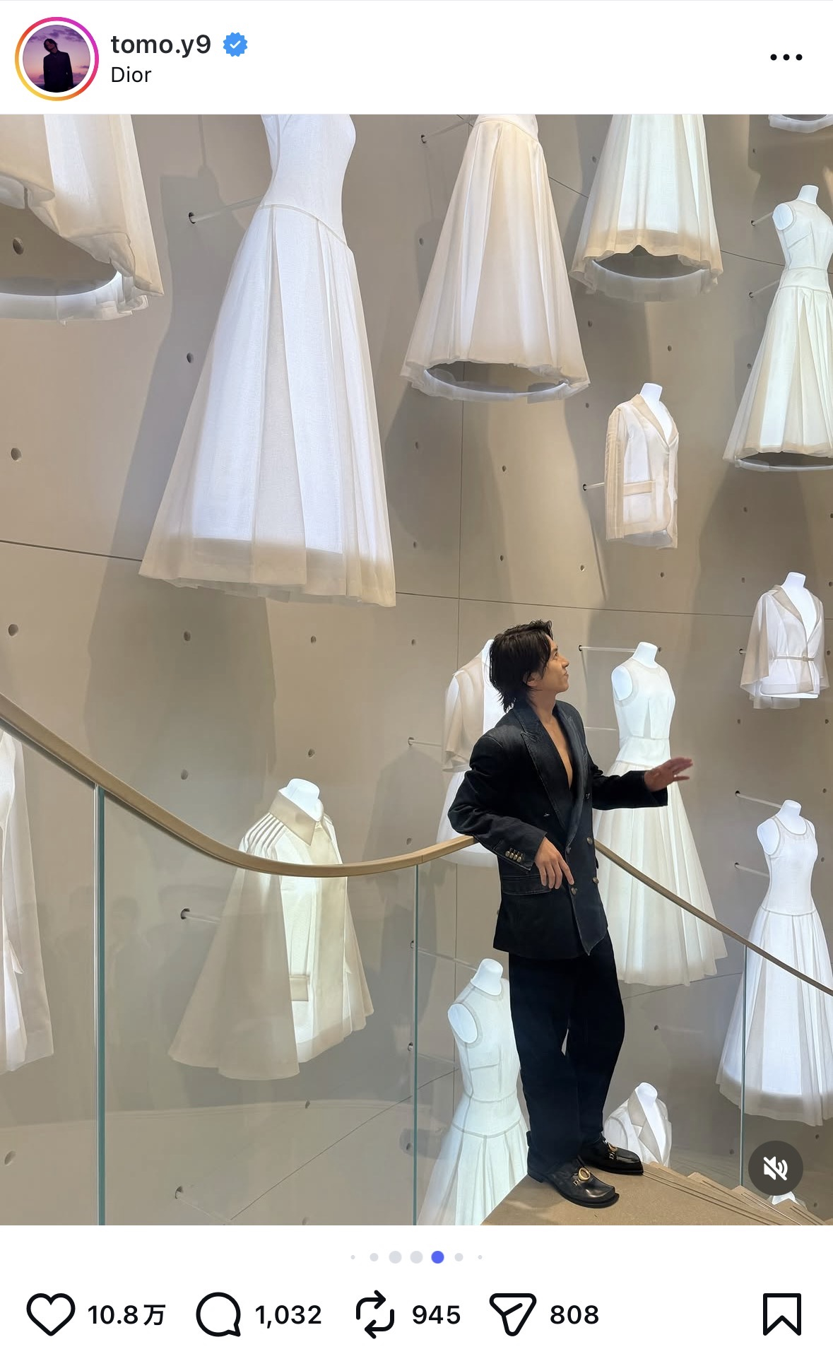 山下智久 公式Instagramより