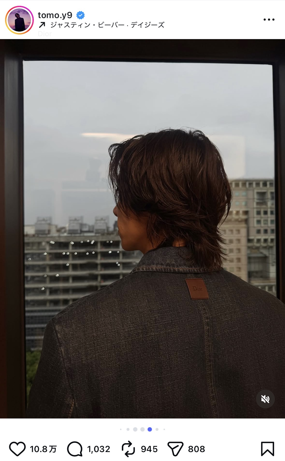 山下智久 公式Instagramより