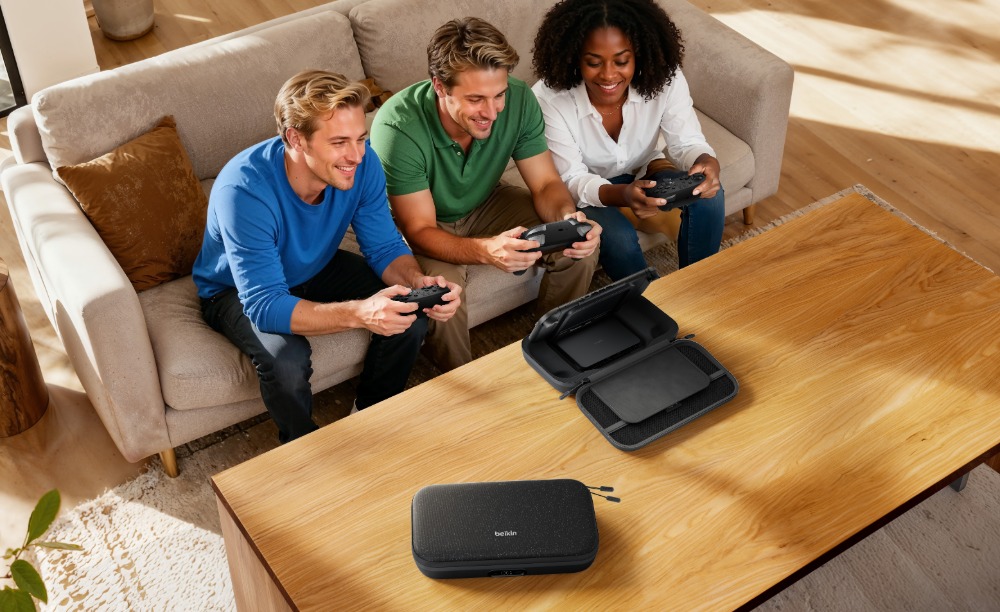 Belkin Gaming Switch 2 モバイルバッテリー付充電ケース Pro　使用イメージ