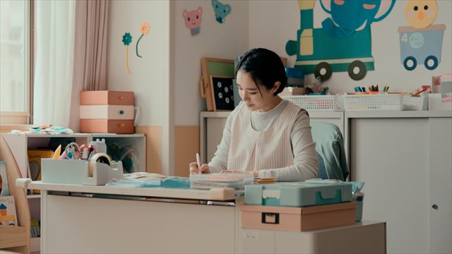 レバウェル新CM『身近な人の決断』篇　撮影カット