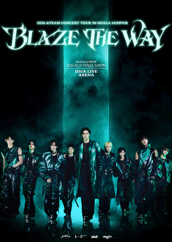 『2026 &TEAM CONCERT TOUR 'BLAZE THE WAY'』クアラルンプール追加開催 告知画像