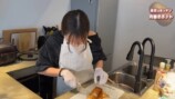 肉巻きポテトを作る希空