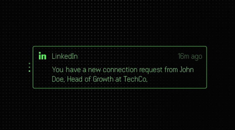 通知の表示イメージ