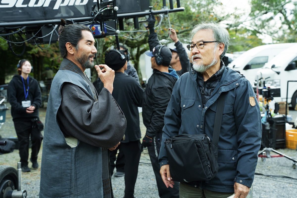 『黒牢城』本木雅弘×黒沢清メイキング写真