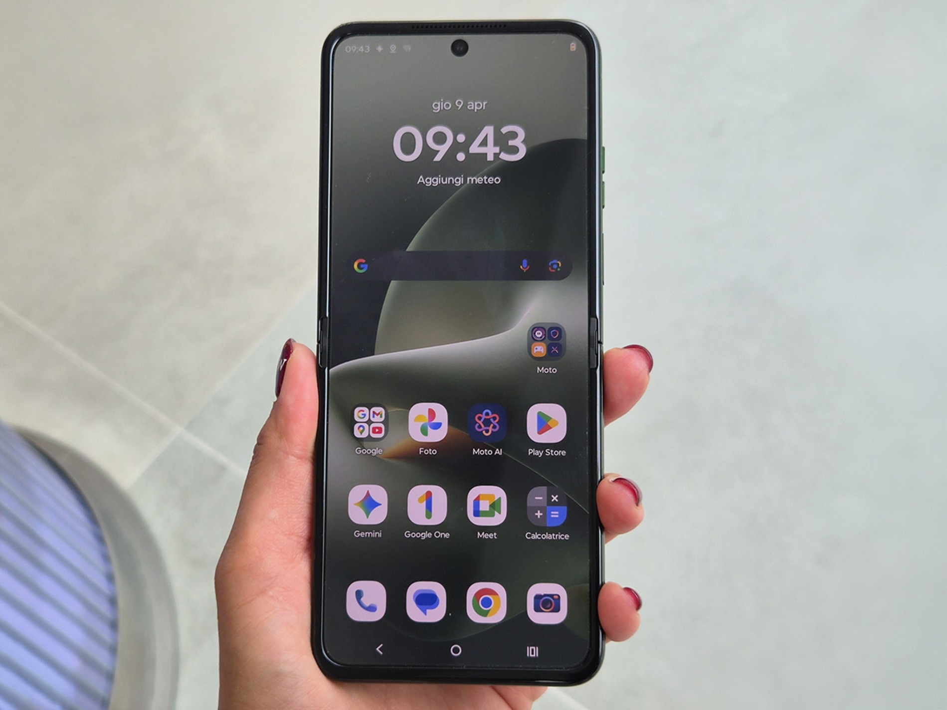 『razr 70 plus』ディスプレイ