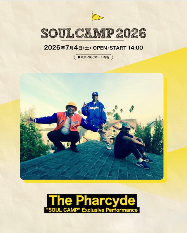 『SOUL CAMP 2026』The Pharcyde出演告知画像