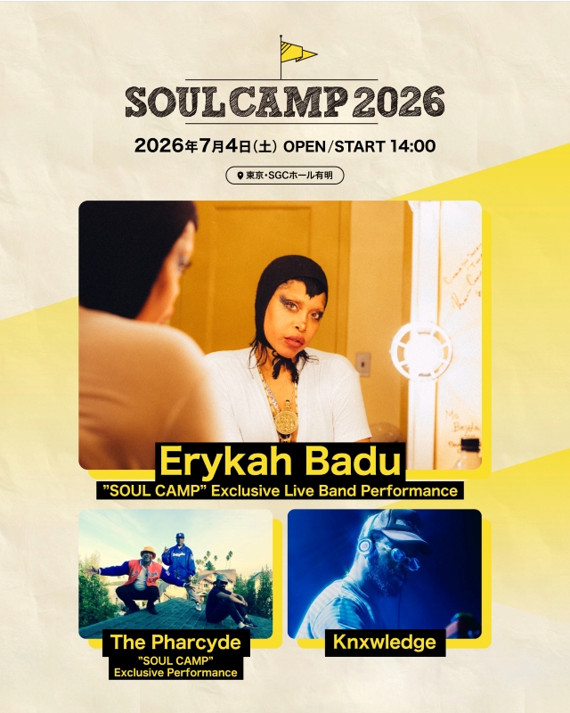『SOUL CAMP 2026』第2弾ラインナップ