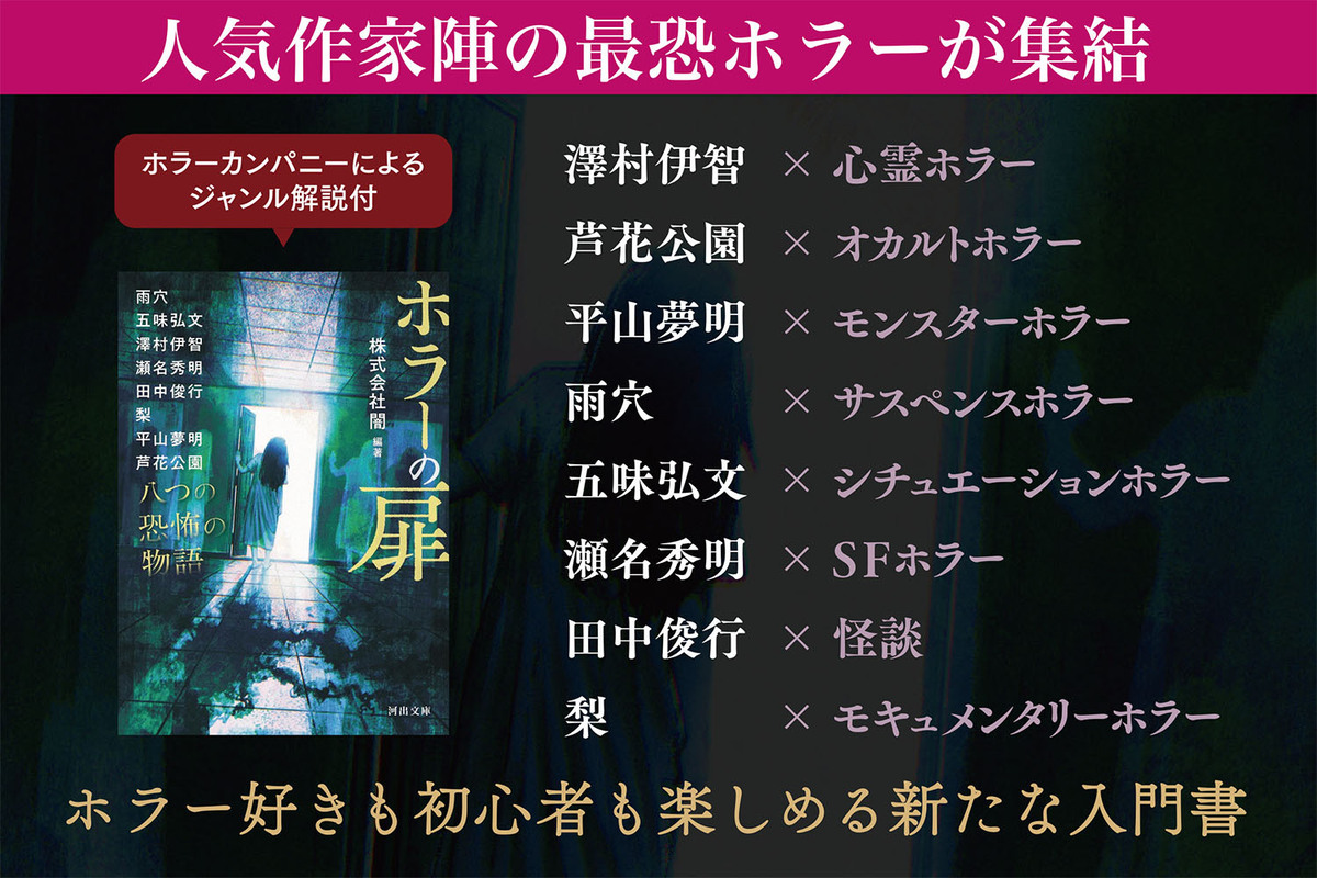 株式会社闇による初書籍『ホラーの扉』の画像