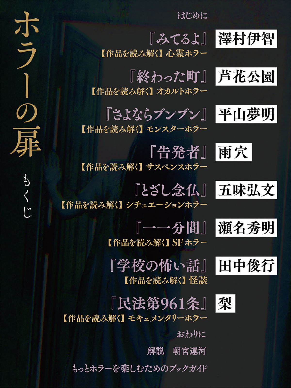 株式会社闇による初書籍『ホラーの扉』の画像