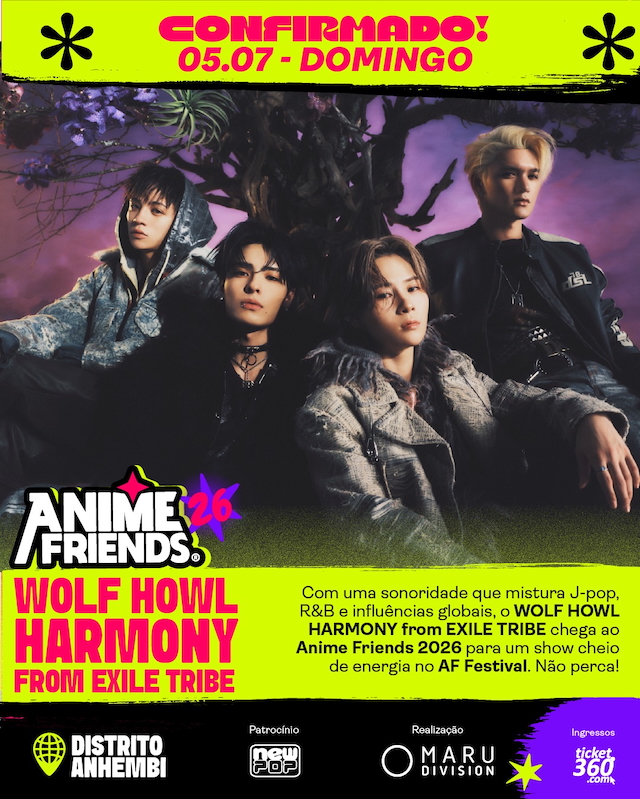 WOLF HOWL HARMONY『Anime Friends 2026』出演告知画像