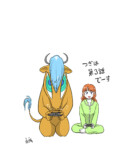【漫画】同居人の謙虚なミノタウルスの画像