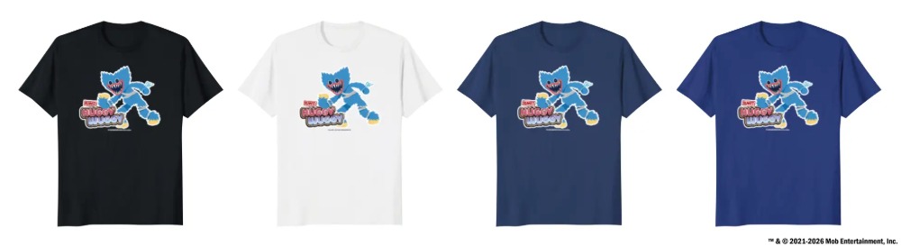 Poppy Playtime ルーインドハギーワギー Tシャツ