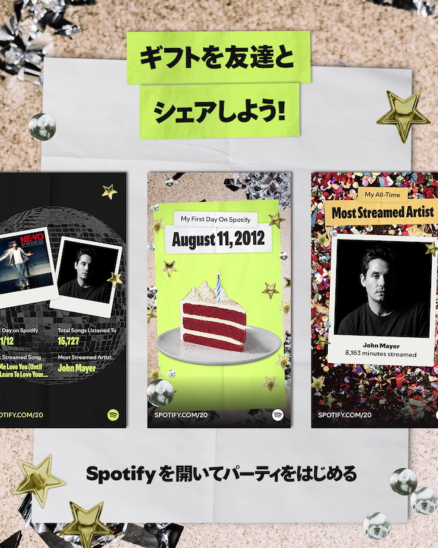 『Spotify 20: Your Party of the Year(s)』参考画像