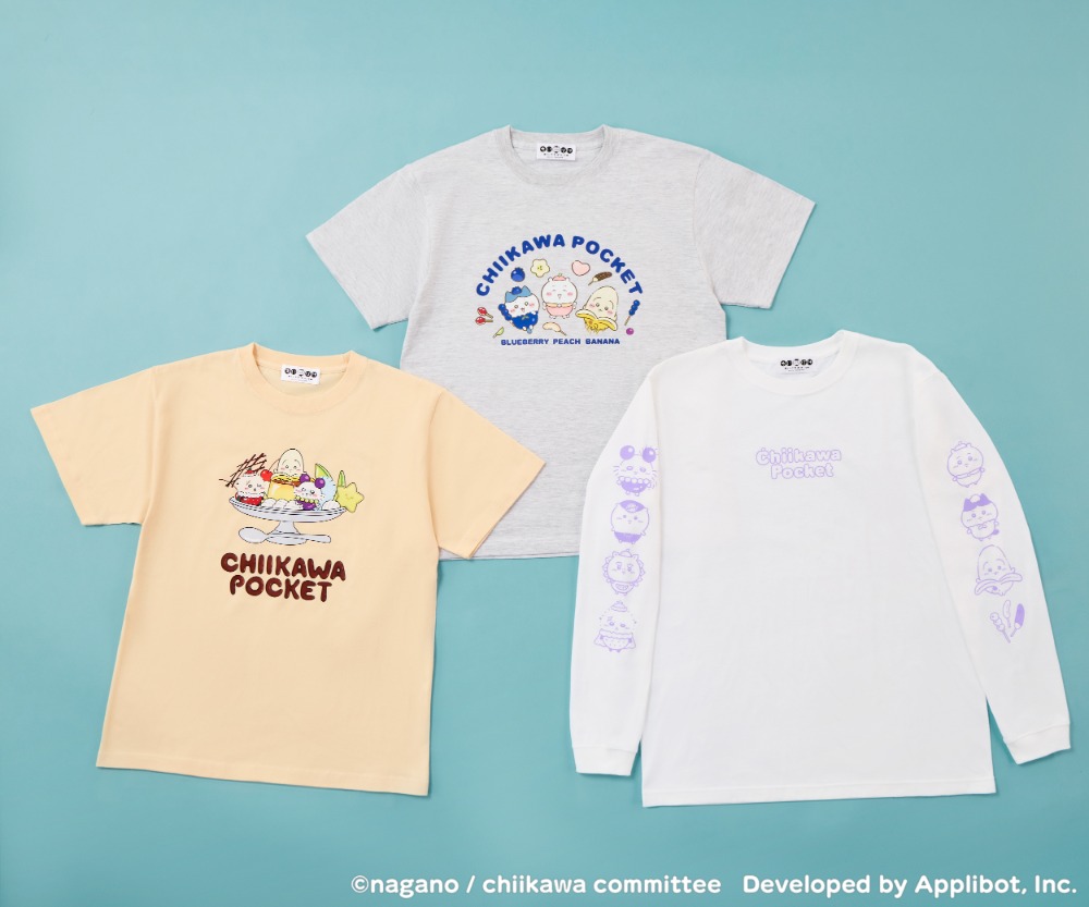 ちいかわぽけっと フルーツなL/S Tシャツ