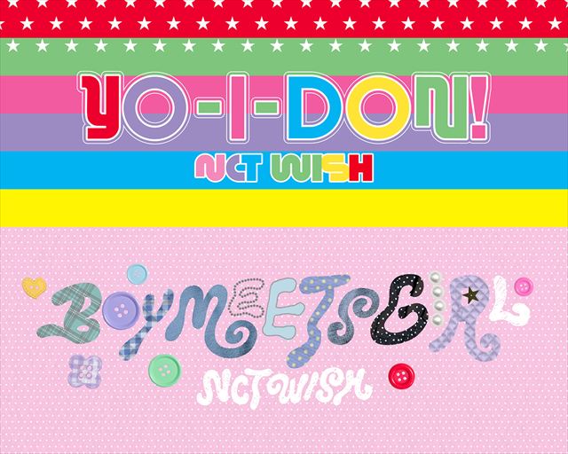 NCT WISH『YO-I-DON! / BOY MEETS GIRL』楽曲ロゴ