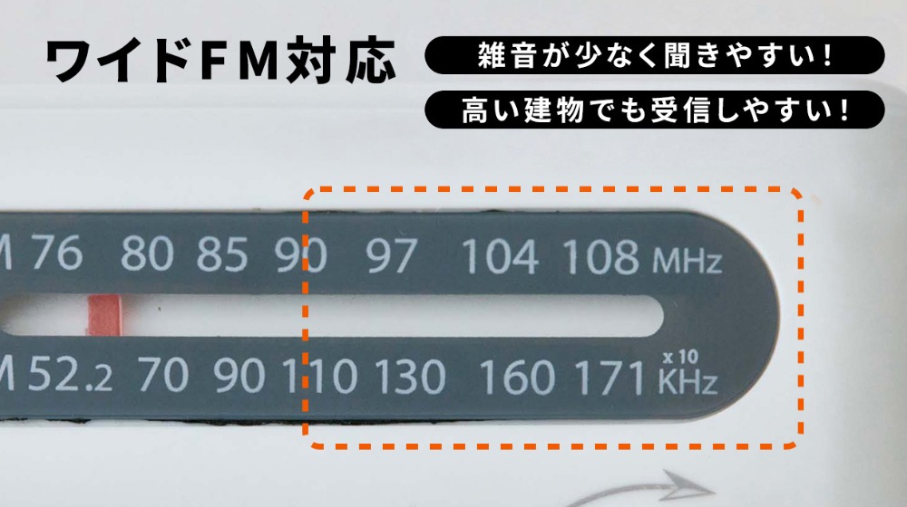 ワイドFM対応