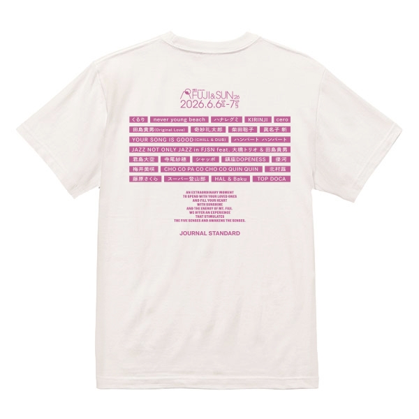 FUJI & SUN × JOURNAL STANDARD　オフィシャルTシャツ